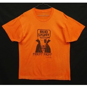 画像: 80'S BUD LIGHT シングルステッチ 半袖 Tシャツ オレンジ (VINTAGE)