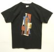 画像1: 00'S PABLO PICASSO "HARLEQUIN 1915 " オフィシャル 半袖 Tシャツ ブラック (VINTAGE)