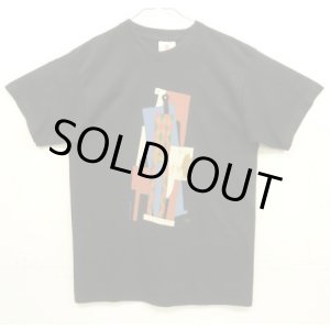 画像: 00'S PABLO PICASSO "HARLEQUIN 1915 " オフィシャル 半袖 Tシャツ ブラック (VINTAGE)