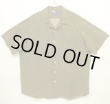 画像: 90'S RALPH LAUREN "BONNARD" シルク/リネン 半袖 オープンカラーシャツ 総柄 (VINTAGE)