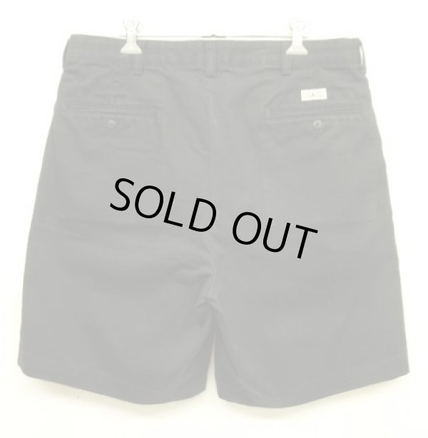 画像5: 90'S RALPH LAUREN "TYLER SHORT" ツープリーツ チノショーツ ブラック (VINTAGE)