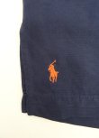 画像3: 90'S RALPH LAUREN "CALDWELL" シルク/リネン 裾ロゴ 半袖 オープンカラーシャツ ネイビー (VINTAGE)