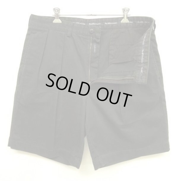 画像3: 90'S RALPH LAUREN "TYLER SHORT" ツープリーツ チノショーツ ブラック (VINTAGE)