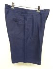 画像4: 90'S RALPH LAUREN ツープリーツ リネンショーツ インディゴ USA製 (VINTAGE)