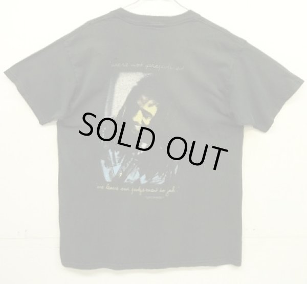 画像1: 90'S BOB MARLEY 両面プリント 半袖 Tシャツ ブラック (VINTAGE)