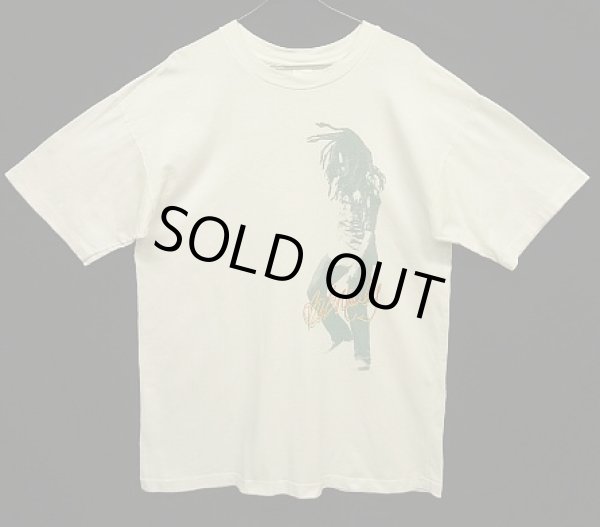 画像3: 90'S BOB MARLEY "EXODUS" 両面プリント シングルステッチ 半袖 Tシャツ ホワイト (VINTAGE)