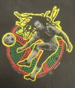 画像3: 90'S BOB MARLEY 両面プリント シングルステッチ 半袖 Tシャツ フェードブラック (VINTAGE)
