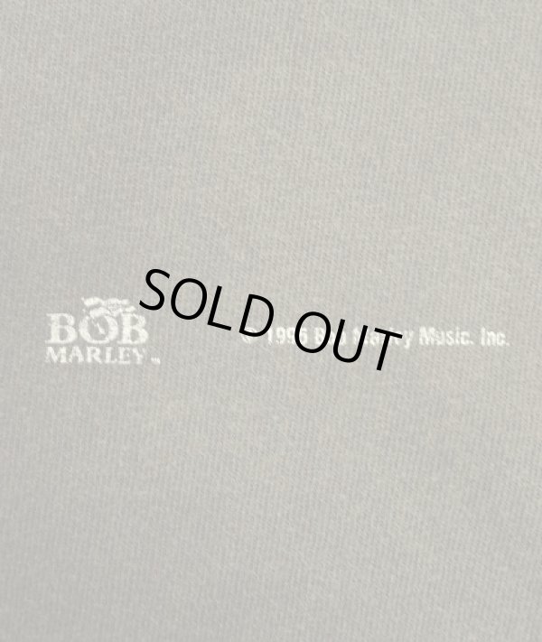 画像4: 90'S BOB MARLEY "POSITIVE VIBRATION" 両面プリント シングルステッチ 半袖 Tシャツ フェードブラック (VINTAGE)