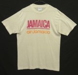 画像: 80'S AIR JAMAICA シングルステッチ 半袖 Tシャツ ホワイト USA製 (VINTAGE)