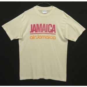 画像: 80'S AIR JAMAICA シングルステッチ 半袖 Tシャツ ホワイト USA製 (VINTAGE)