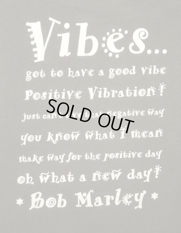 画像6: 90'S BOB MARLEY "POSITIVE VIBRATION" 両面プリント シングルステッチ 半袖 Tシャツ フェードブラック (VINTAGE)