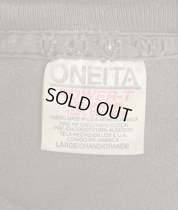 画像2: 90'S BOB MARLEY "POSITIVE VIBRATION" 両面プリント シングルステッチ 半袖 Tシャツ フェードブラック (VINTAGE)