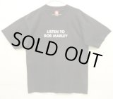 画像: 90'S ELEMENT "LISTEN TO BOB MARLEY" 初期オリジナル Tシャツ ブラック USA製 (VINTAGE)
