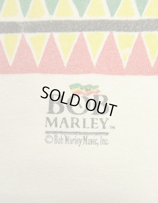 画像2: 90'S BOB MARLEY "EXODUS" 両面プリント シングルステッチ 半袖 Tシャツ ホワイト (VINTAGE)