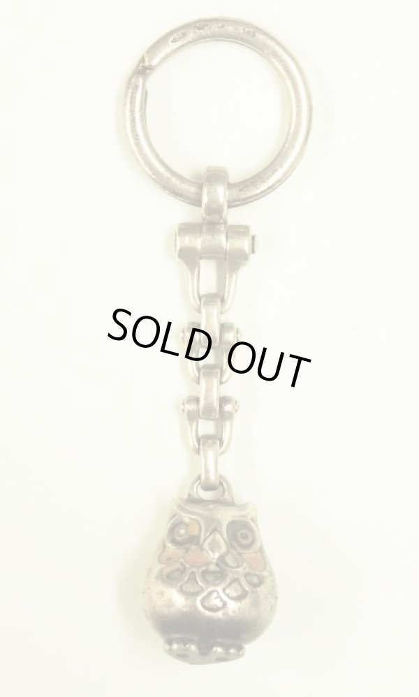 画像1: シルバー925 フクロウ キーホルダー シルバー メキシコ製 (VINTAGE)