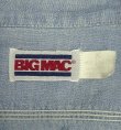 画像2: 80'S BIG MAC コットン100% シャンブレーシャツ ブルー USA製 (VINTAGE)