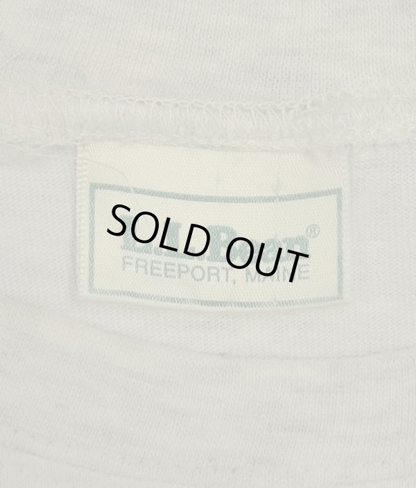 画像2: 90'S LL Bean "HARBORSIDE GRAPHICS" 両面プリント 半袖 Tシャツ アッシュグレー (VINTAGE)