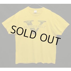 画像: 90'S VANDERBILT シングルステッチ 半袖 Tシャツ イエロー USA製 (VINTAGE)