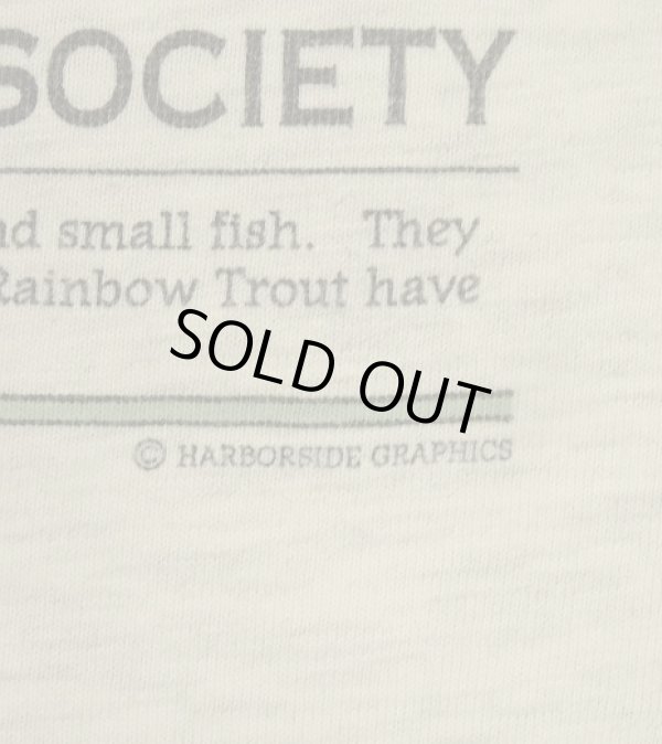 画像6: 90'S LL Bean "HARBORSIDE GRAPHICS" 両面プリント 半袖 Tシャツ アッシュグレー (VINTAGE)