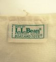 画像2: 80'S LL Bean 単色タグ キャンバス トートバッグ ネイビー/オフホワイト USA製 (VINTAGE)