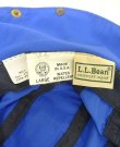 画像6: 80'S LL Bean ナイロン ネックガード付き ロングビル キャップ ブルー USA製 (VINTAGE)