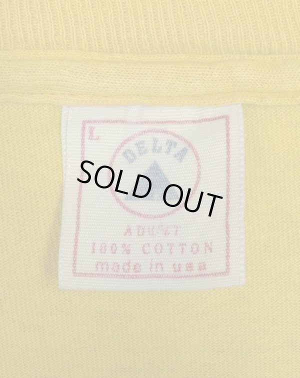 画像2: 90'S VANDERBILT シングルステッチ 半袖 Tシャツ イエロー USA製 (VINTAGE)