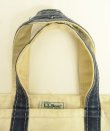 画像3: 80'S LL Bean 単色タグ キャンバス トートバッグ ネイビー/オフホワイト USA製 (VINTAGE)