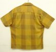 画像3: 60'S TOWNCRAFT "PENN-PREST" 半袖 オープンカラーシャツ チェック柄 (VINTAGE)