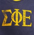 画像4: 80'S ΣΦΕ (SIGMA PHI EPSILON) リバーシブル 半袖 Tシャツ ネイビー/イエロー USA製 (VINTAGE)