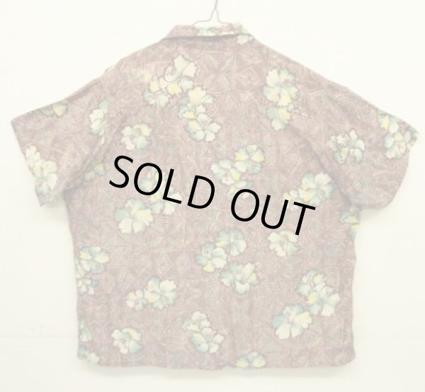 画像3: 60'S PILGRIM 三角タグ レーヨン 半袖 アロハシャツ 日本製 (VINTAGE)