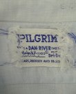 画像2: 60'S PILGRIM "DAN RIVER生地" コットン マチ付き 半袖 BDシャツ ライトブルー/ドット柄 (VINTAGE)