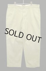 画像: 60'S TUF-NUT "CRAMERTON ARMY CLOTH" コットン100% ワークパンツ ベージュ TALONジップ (VINTAGE)