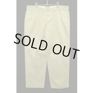 画像: 60'S TUF-NUT "CRAMERTON ARMY CLOTH" コットン100% ワークパンツ ベージュ TALONジップ (VINTAGE)