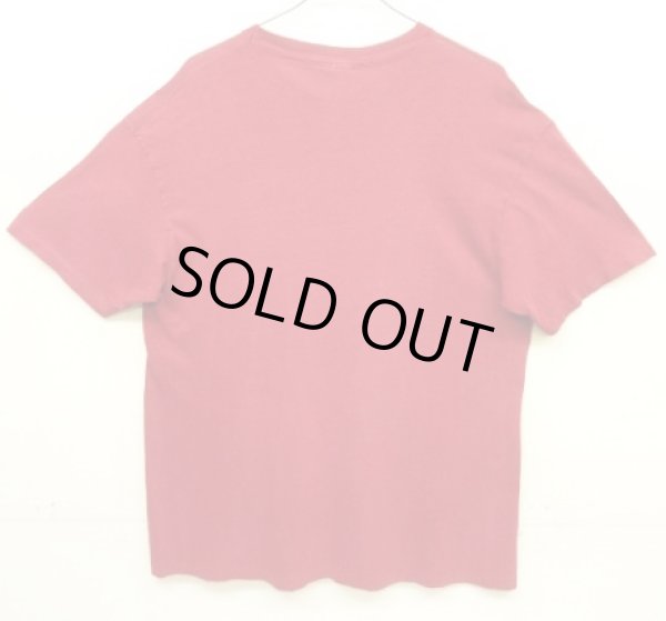 画像4: 80'S HARVARD シングルステッチ 半袖 Tシャツ バーガンディ USA製 (VINTAGE)