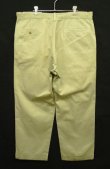 画像5: 60'S TUF-NUT "CRAMERTON ARMY CLOTH" コットン100% ワークパンツ ベージュ TALONジップ (VINTAGE)