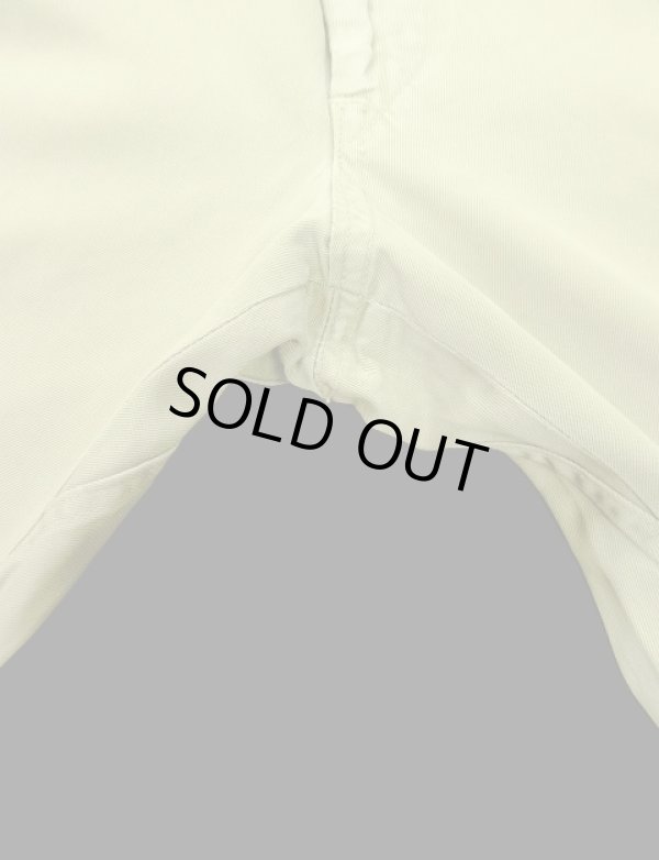 画像4: 60'S TUF-NUT "CRAMERTON ARMY CLOTH" コットン100% ワークパンツ ベージュ TALONジップ (VINTAGE)