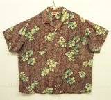 画像: 60'S PILGRIM 三角タグ レーヨン 半袖 アロハシャツ 日本製 (VINTAGE)