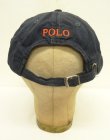 画像4: 90'S RALPH LAUREN ロゴ刺繍 ベースボールキャップ ネイビー USA製 (VINTAGE)