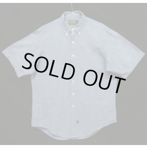 画像: 90'S POLO COUNTRY シャンブレー 半袖 BDシャツ ブルー (VINTAGE)