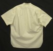 画像4: 90'S RRL 三ツ星タグ ポプリン マチ付き 半袖 バンドカラーシャツ ホワイト (VINTAGE)