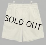 画像: 90'S RALPH LAUREN "TYLER SHORT" ツープリーツ チノショーツ カーキ (VINTAGE)