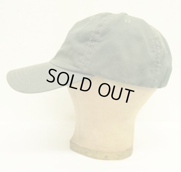 画像3: 90'S RALPH LAUREN ロゴ刺繍 ベースボールキャップ フェードグリーン USA製 (VINTAGE)