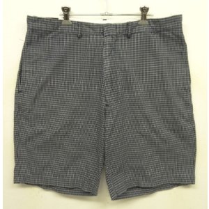 画像: 90'S RRL 三ツ星タグ シンチバック付き コットン ショーツ チェック柄 USA製 (VINTAGE)