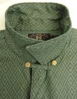 画像3: 90'S RRL 三ツ星タグ コットン 半袖 オープンカラーシャツ 総柄 (VINTAGE)