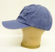 画像3: 90'S RALPH LAUREN ロゴ刺繍 ベースボールキャップ ブルー USA製 (VINTAGE)