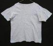 画像4: 60'S CHAMPION "C.M.A" C中ランタグ 88/12 染み込みプリント シングルステッチ 半袖 Tシャツ ヘザーブルー USA製 (VINTAGE)