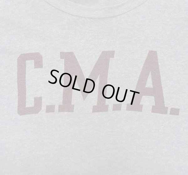 画像3: 60'S CHAMPION "C.M.A" C中ランタグ 88/12 染み込みプリント シングルステッチ 半袖 Tシャツ ヘザーブルー USA製 (VINTAGE)