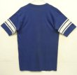 画像4: 70'S CHAMPION バータグ シングルステッチ 半袖 フットボール Tシャツ ネイビー USA製 (DEADSTOCK)
