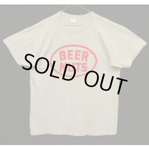 画像: 80'S CHAMPION "BEER NUTS" トリコタグ 88/12 シングルステッチ 半袖 Tシャツ ヘザーグレー USA製 (VINTAGE)