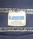 画像2: 70'S CHAMPION バータグ シングルステッチ 半袖 フットボール Tシャツ ネイビー USA製 (VINTAGE)